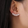 Non-Tarnish 304 Stainless Steel Stud Earrings LS-EJEW-H095-03P-4
