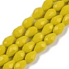 Opaque Solid Color Beads Strands EGLA-N013-P6mm-D06-1