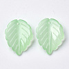 Transparent Spray Painted Glass Pendants GLAA-S054-006A-02-2