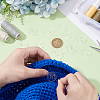 60Pcs 3 Styles Acrylic Hat Pompoms Buttons OACR-ME0001-19-3