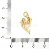 Brass Micro Pave Cubic Zirconia Pendants LS-KK-I381-07G-01-3