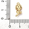 Brass Micro Pave Cubic Zirconia Pendants KK-I276-04G-03-3