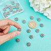 40Pcs Tibetan Style Alloy Beads FIND-CA0002-68-3