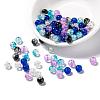Baking Paint Crackle Glass Beads DGLA-X0006-8mm-03-1