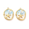 304 Stainless Steel Enamel Pendants STAS-B084-03G-02-1