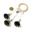 Iron Witch Bells for Door Knob for Protection HJEW-JM02224-2