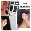 60 Sets 6 Style Star & Flower & Bowknot & Heart & Clover & Ball Tiny Resin Stud Earrings with Ear Nut for Women EJEW-BG0001-01-9