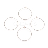 Ion Plating(IP) 316L Surgical Stainless Steel Hoop Earring Findings LS-X-STAS-D164-01RG-1