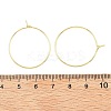 SHEGRACE Brass Hoop Earring Findings XGRPCH280-218G-3