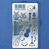 304 Stainless Steel Cutting Dies Stencils DIY-WH0242-082-1