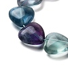 Natural Colorful Fluorite Beads Strands G-H051-A01-01-4