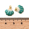 Brass Enamel Charms KK-H002-35G-03-RS-3