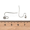 304 Stainless Steel Earring Hooks STAS-P237-14P-3