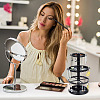 3-Tier Rotatable Round Acrylic Jewelry Display Tower with Tray EDIS-WH0015-13A-6