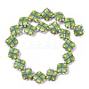 Glass Imitation Jade Beads GLAA-L051-03F-4
