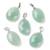 Natural Green Aventurine Pendants G-E603-03P-03-1