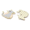 Alloy Enamel Pendants X-ENAM-A143-10KCG-04-2