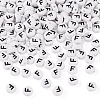 500Pcs Acrylic Beads SACR-TA0001-55F-1