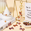 100Pcs UV Plating Rainbow Iridescent Acrylic Beads PACR-SP0001-06-4