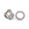 Non-Tarnish 304 Stainless Steel Ear Plugs Gauges EJEW-G317-01I-P-3