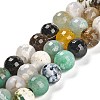 Natural Agate Beads Strands G-L595-A01-01D-2