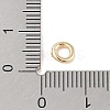 Brass Locking Jump Rings KK-S369-01G-01-3