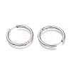 Tarnish Resistant 201 Stainless Steel Huggie Hoop Earrings LS-EJEW-O095-05-13-2