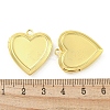 Rack Plating Heart Brass Locket Pendants LS-KK-T071-11G-3