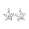 Non-Tarnish 201 Stainless Steel Machine Polishing Pendants STAS-G261-31P-4