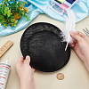 Linen Cloth Mini Hat Fascinator Base AJEW-WH0472-53B-3