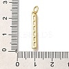 Rack Plating Brass Micro Pave Cubic Zirconia Pendants KK-I720-48G-3