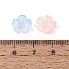 Transparent Plastic Bead Caps KY-Q005-02A-M01-4