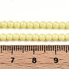 Baking Paint Pearlized Glass Pearl Bead Strands HY-N002-3mm-B03-5