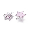 Alloy with ABS Imitation Pearl & Crystal Rhinestone & Acrylic Pendants PALLOY-Q466-04P-02-2