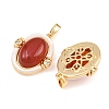 Natural Agate(Dyed & Heated) and Shell Pendants GG-CBA7C8E-01A-2