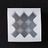 Faceted Rhombus-shaped Cube Food Grade Silicone Molds DIY-D097-09-5
