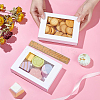 Rectangle Foldable Creative Cardboard Box CON-WH0086-18-3