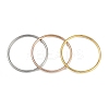 3Pcs Vacuum Plating PVD Vacuum Plating 201 Stainless Steel Bangles Sets for Women BJEW-F476-05M-4