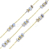 Ion Plating(IP) 304 Stainless Steel Link Chains CHS-Q008-01G-09-1