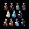 Natural & Synthetic Mixed Gemstone Pendants G-A031-02P-1