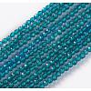 Glass Beads Strands X-EGLA-E057-02B-10-1