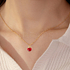50Pcs Transparent Glass Pendants FIND-SP0004-02-6