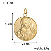 304 Stainless Steel Pendants STAS-OY005-42G-02-2