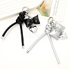 1Pc Imitation Leather Keychain AJEW-CL0001-09A-5