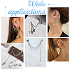 120Pcs 4 Styles 304 Stainless Steel Ear Cuff Findings STAS-UN0056-32-6