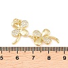 Brass Micro Pave Cubic Zirconia Pendants KK-C162-044G-3