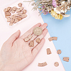 CHGCRAFT 90Pcs 3 Style Unfinished Wood Connector Charms DIY-CA0004-66-3