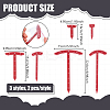 6Pcs 6 Styles Acrylic Depth Measuring Tools TOOL-BC0003-52-2
