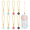 Alloy Enamel Pendant Decorations HJEW-AB00688-1