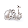 Non-Tarnish 304 Stainless Steel Stud Earrings for Women EJEW-A049-16P-2